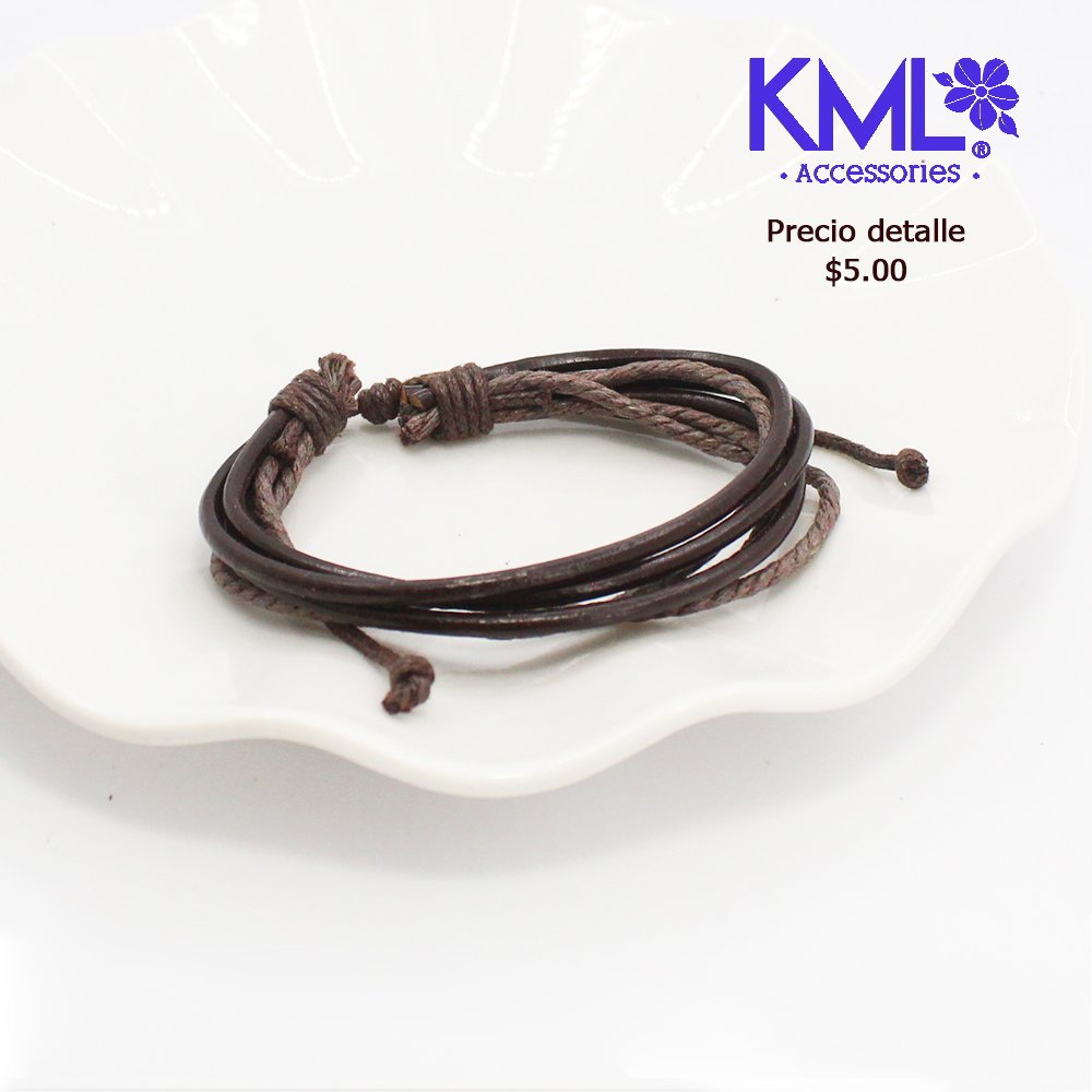 PULSERA LAZOS CAFE