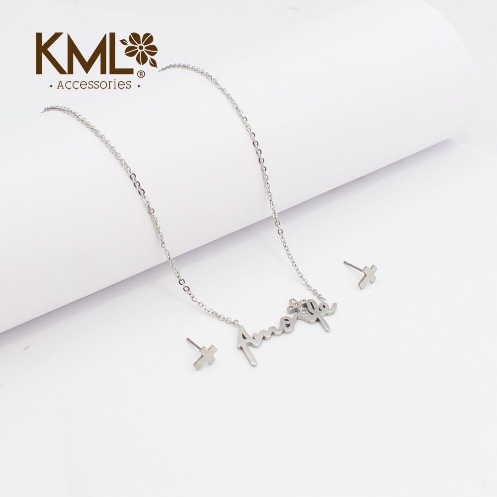 SET AMOR TONO PLATEADO