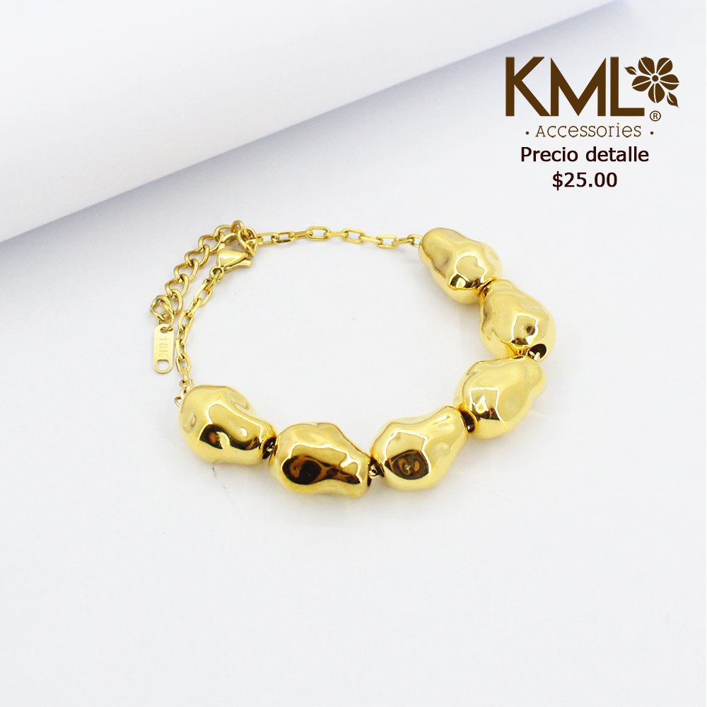 PULSERA LIGH CHUNKY DORADDA