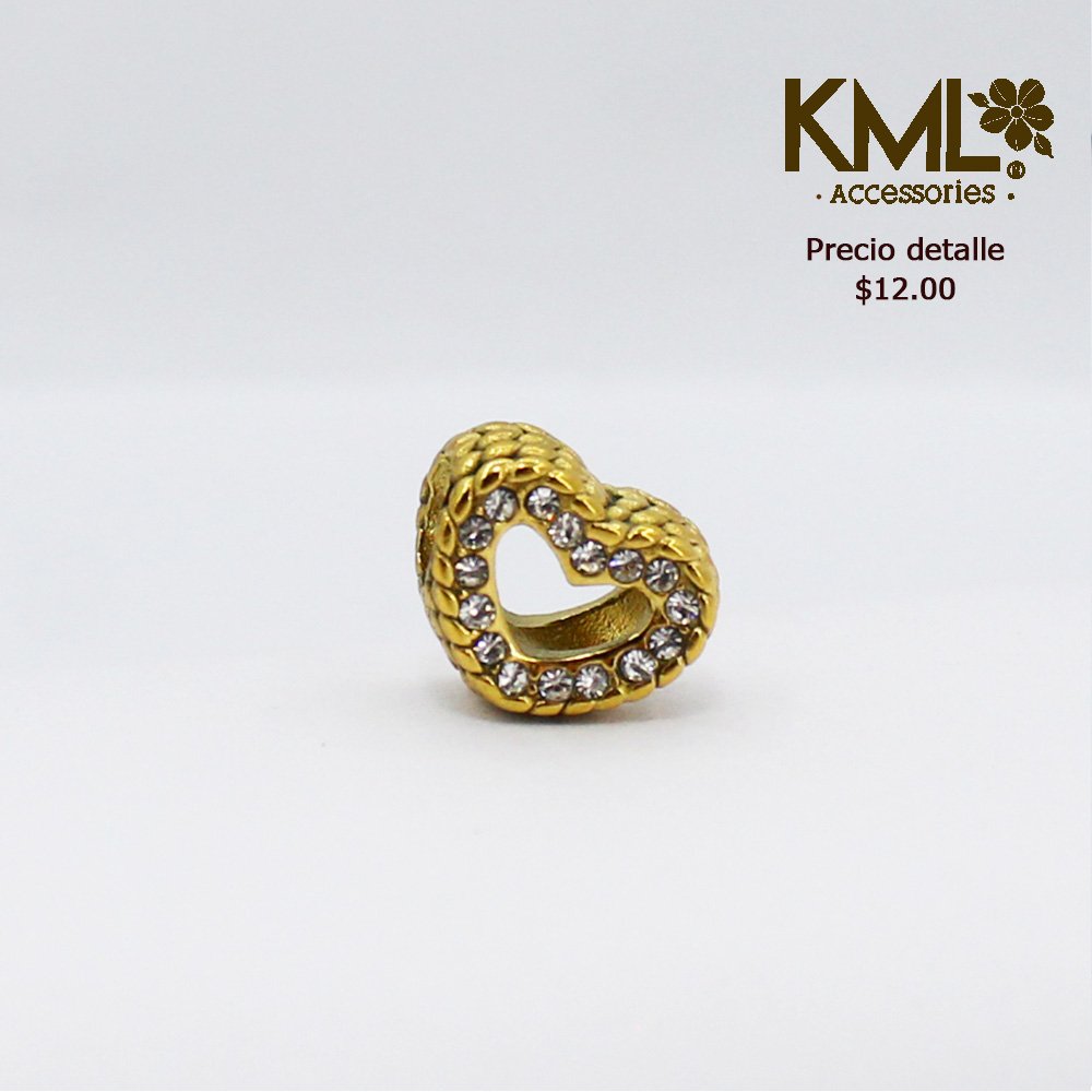 KITTIES  CORAZON CIRCONES =DORADO