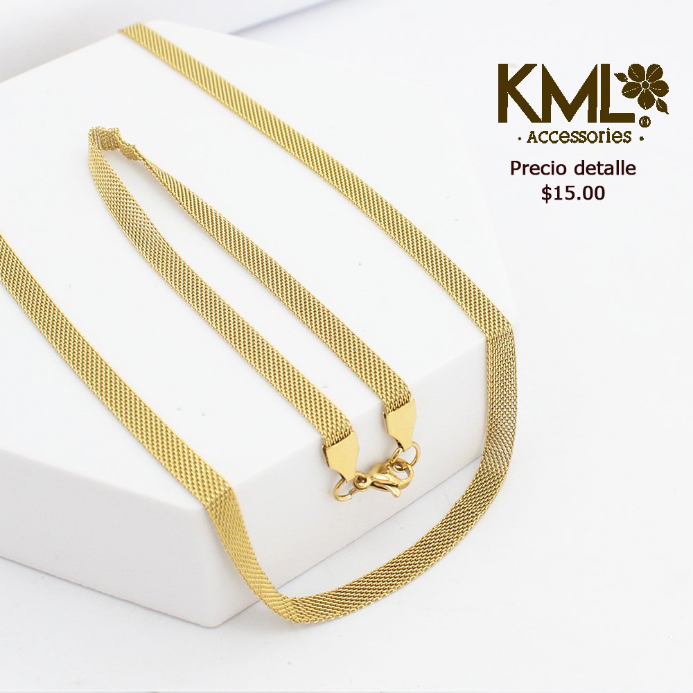 COLLAR +PULSER DORADO DEYNA