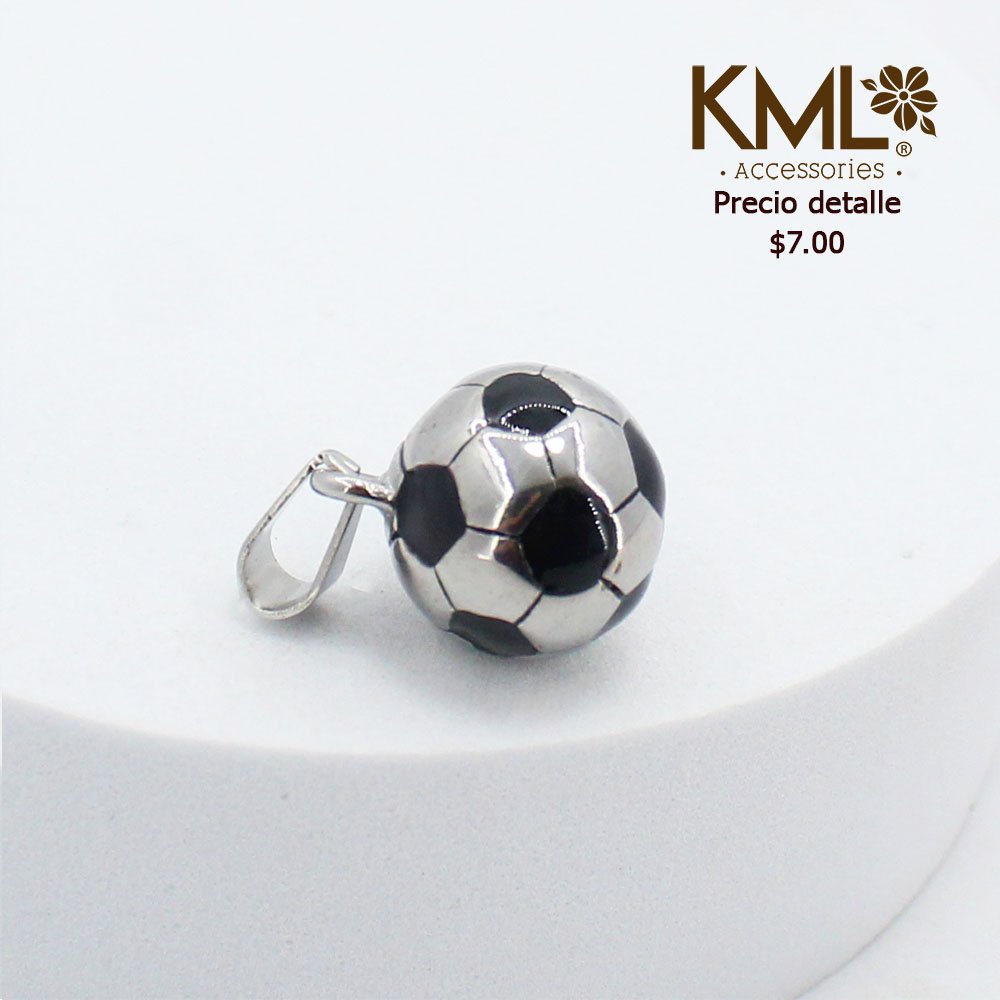 DIJE PELOTA PLATEADA FUT