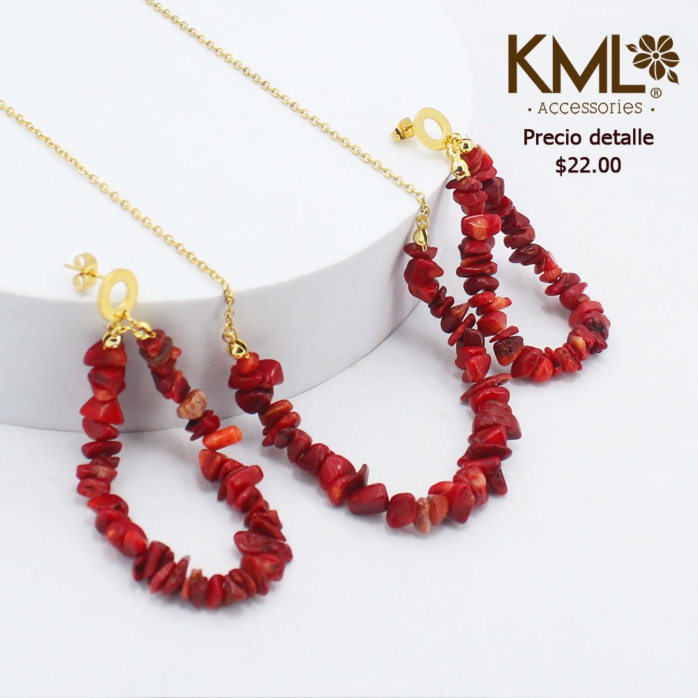 SET PIEDRA ROJA