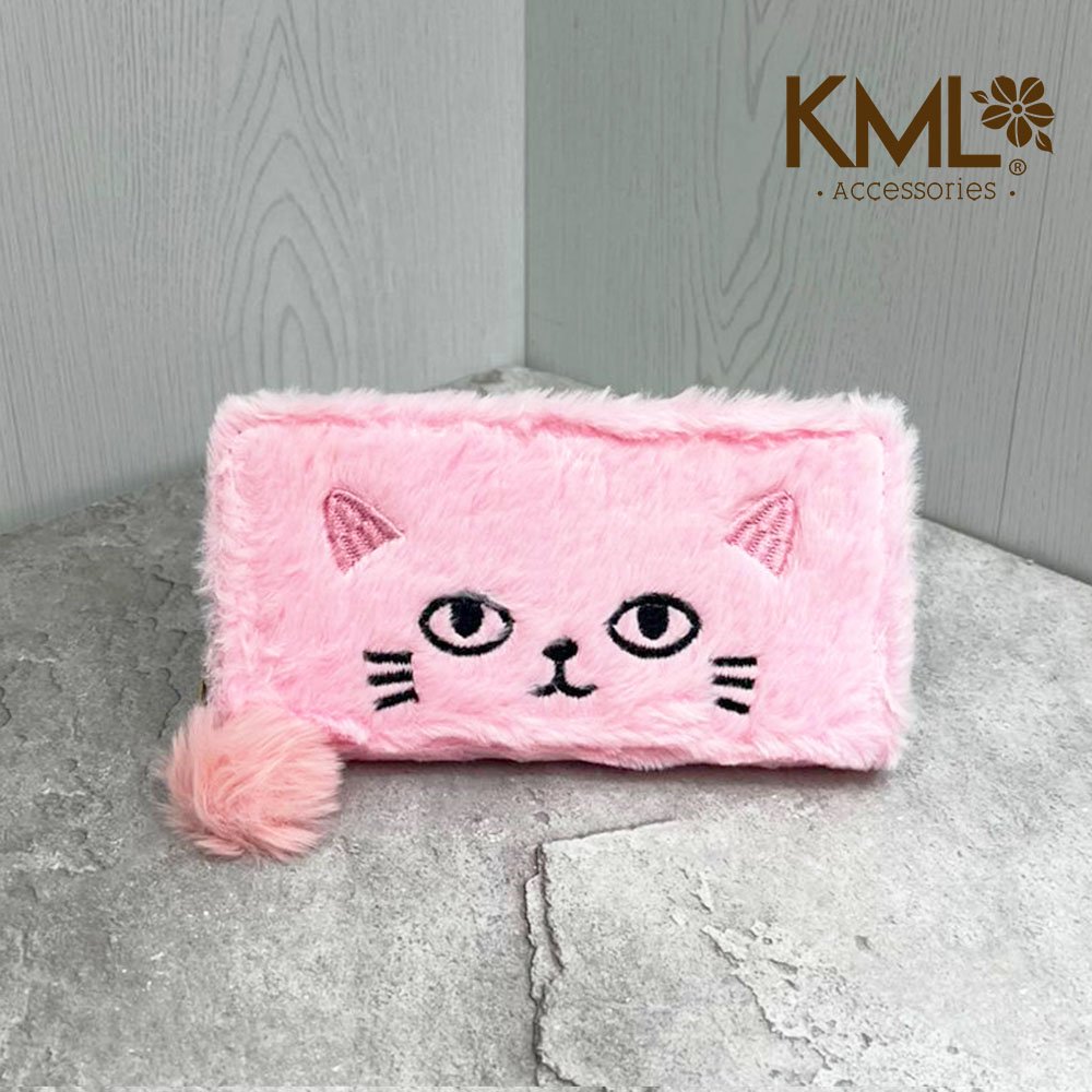 BILLETERA  FLUFFLY CAT PINK