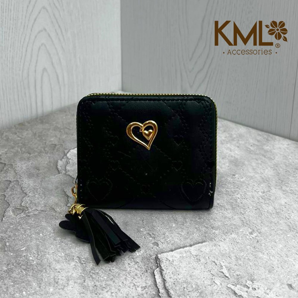BILLETERA  LOVE MINE NEGRA