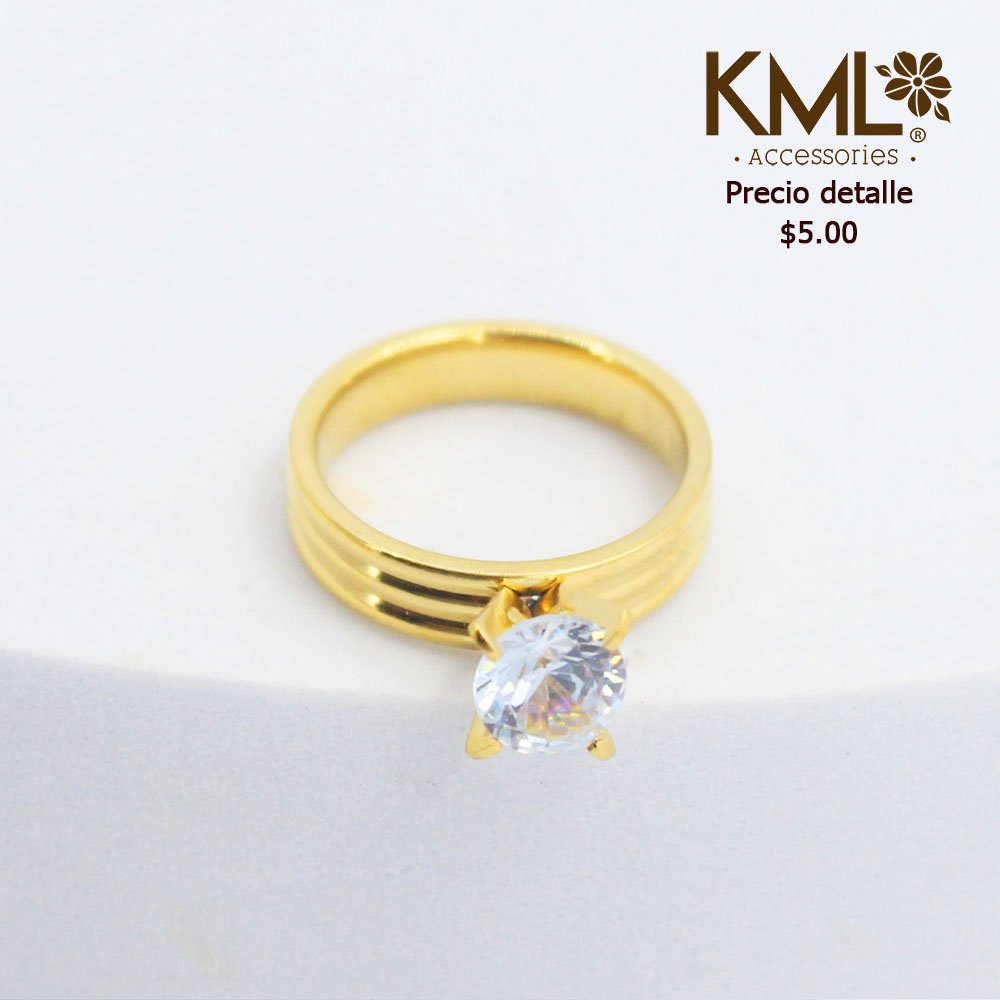 ANILLO CIRCO GRANDE DORADO
