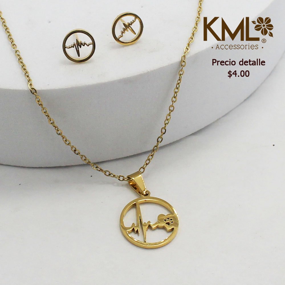 SET CADIO LOVE DORADO