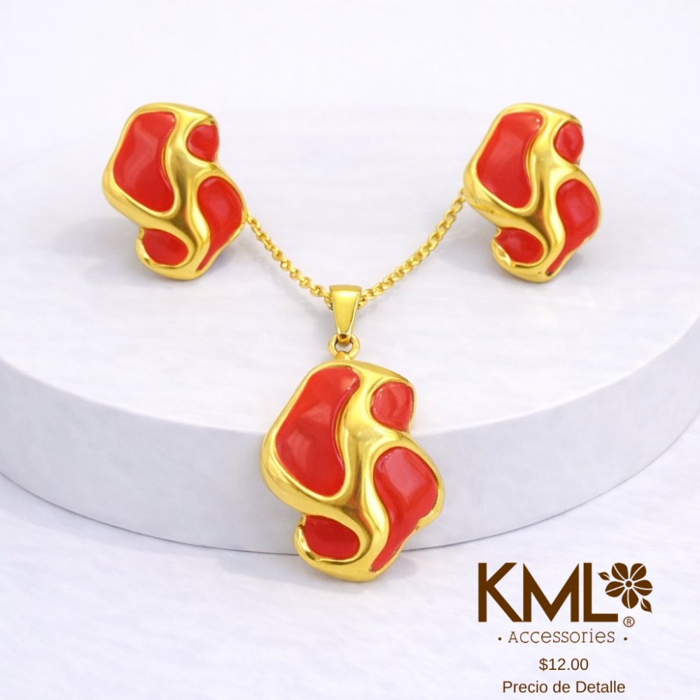SET ACTITUD GLAM ROJO