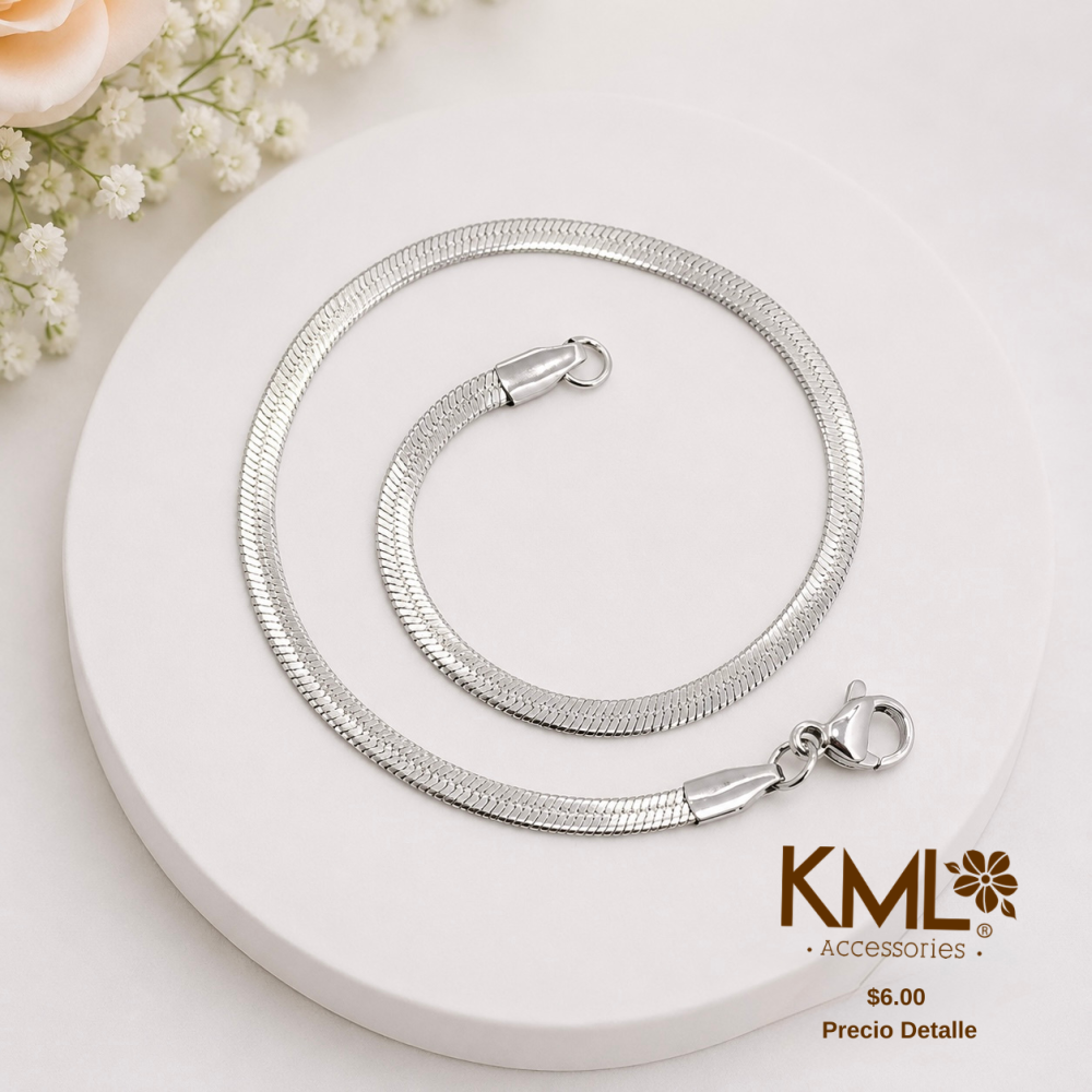 PULSERA PLANITA PLATEADA