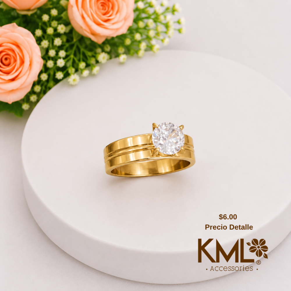 ANILLO DORADO DD T10