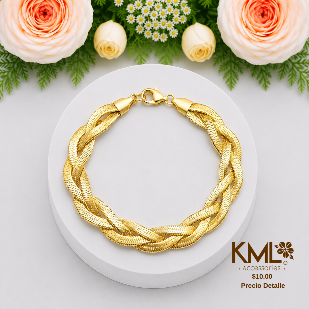 PULSERA DORADA LAZO
