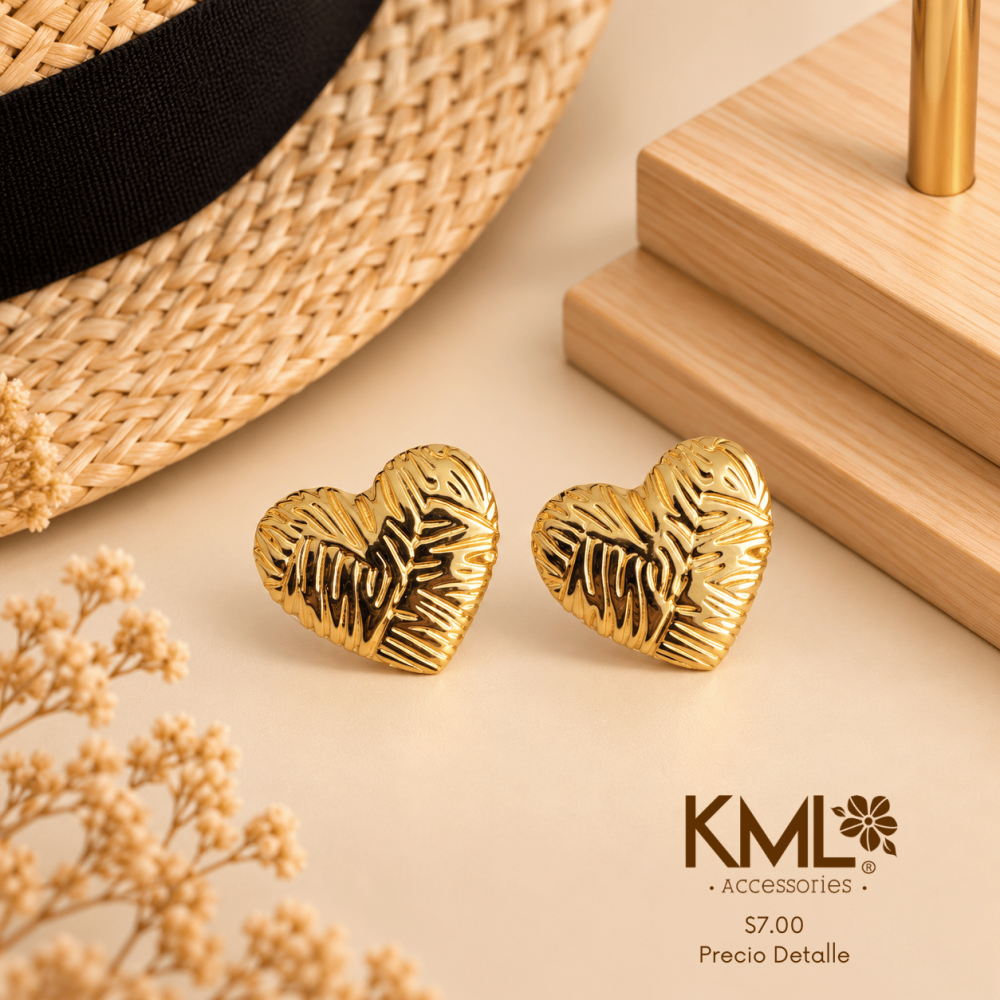 ARETE DORADO CORAZON