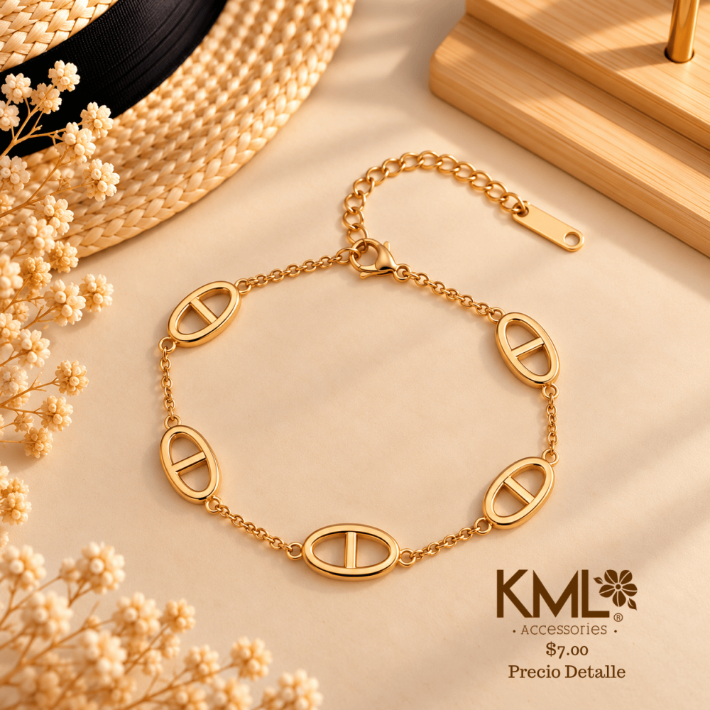 PULSERA DORADA CLISIS D