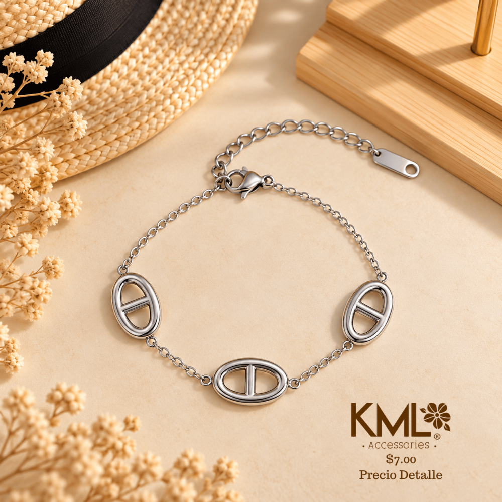 PULSERA PLATEADA CLIIS G