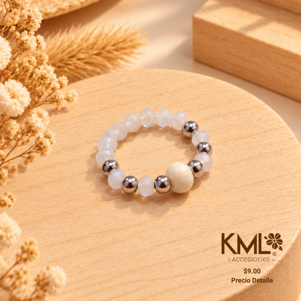 ANILLO AJUSTABLE PERLA